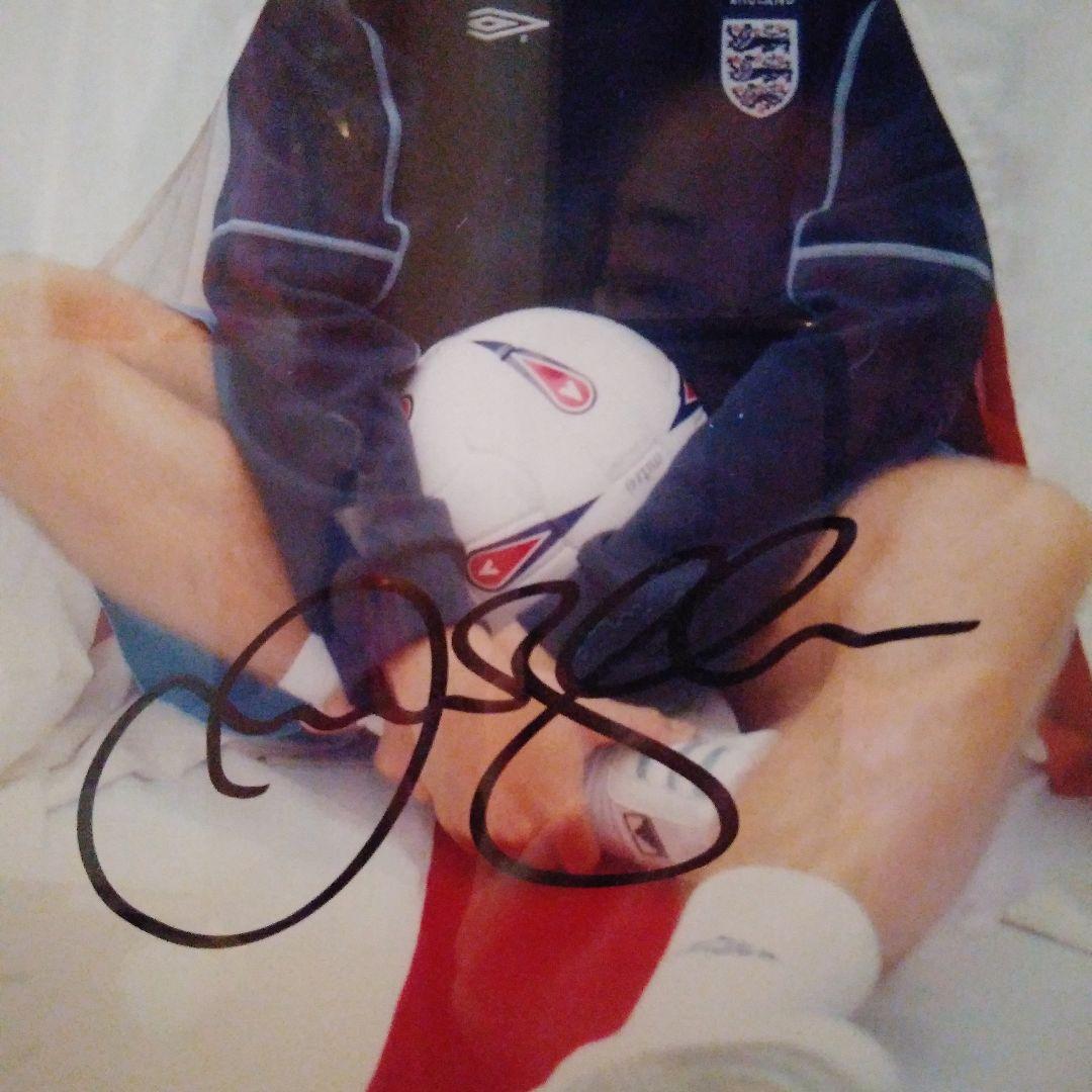 デビッド・ベッカム サイン入り写真