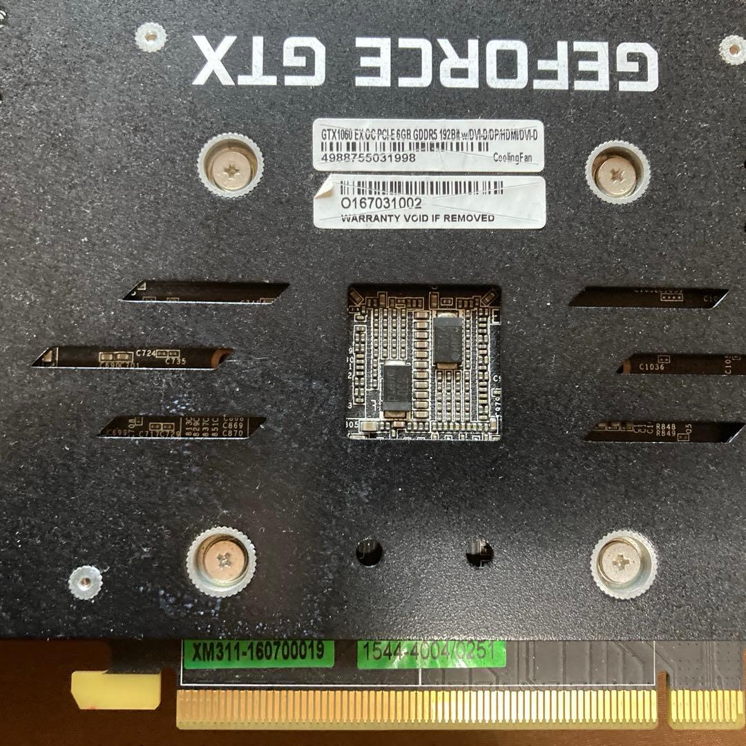 GeForceGTX1060グラボグラフィックボードジャンクDDR5玄人志向