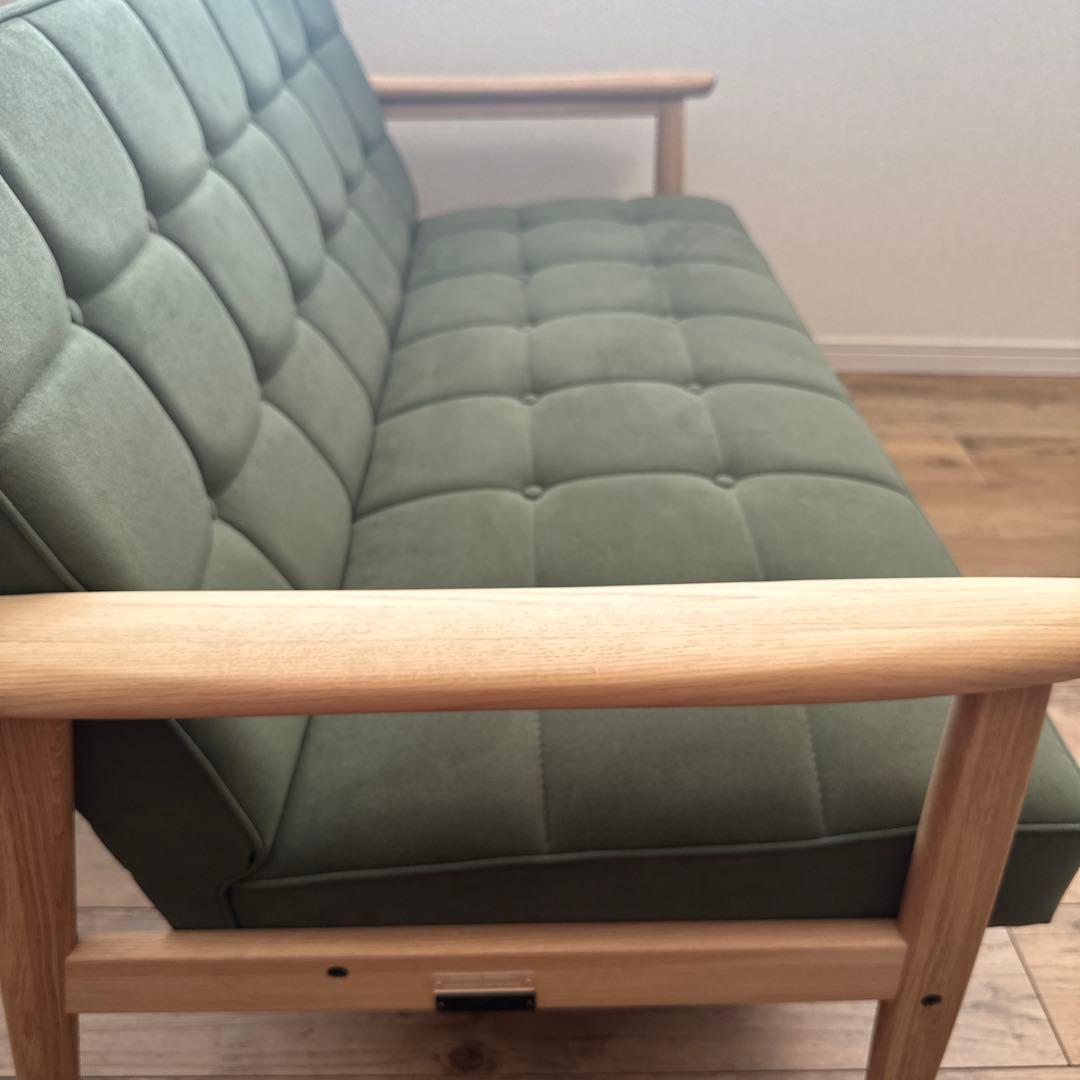 【美品】カリモク60 　「Re Forest」 Kチェア　2シーター　限定45台