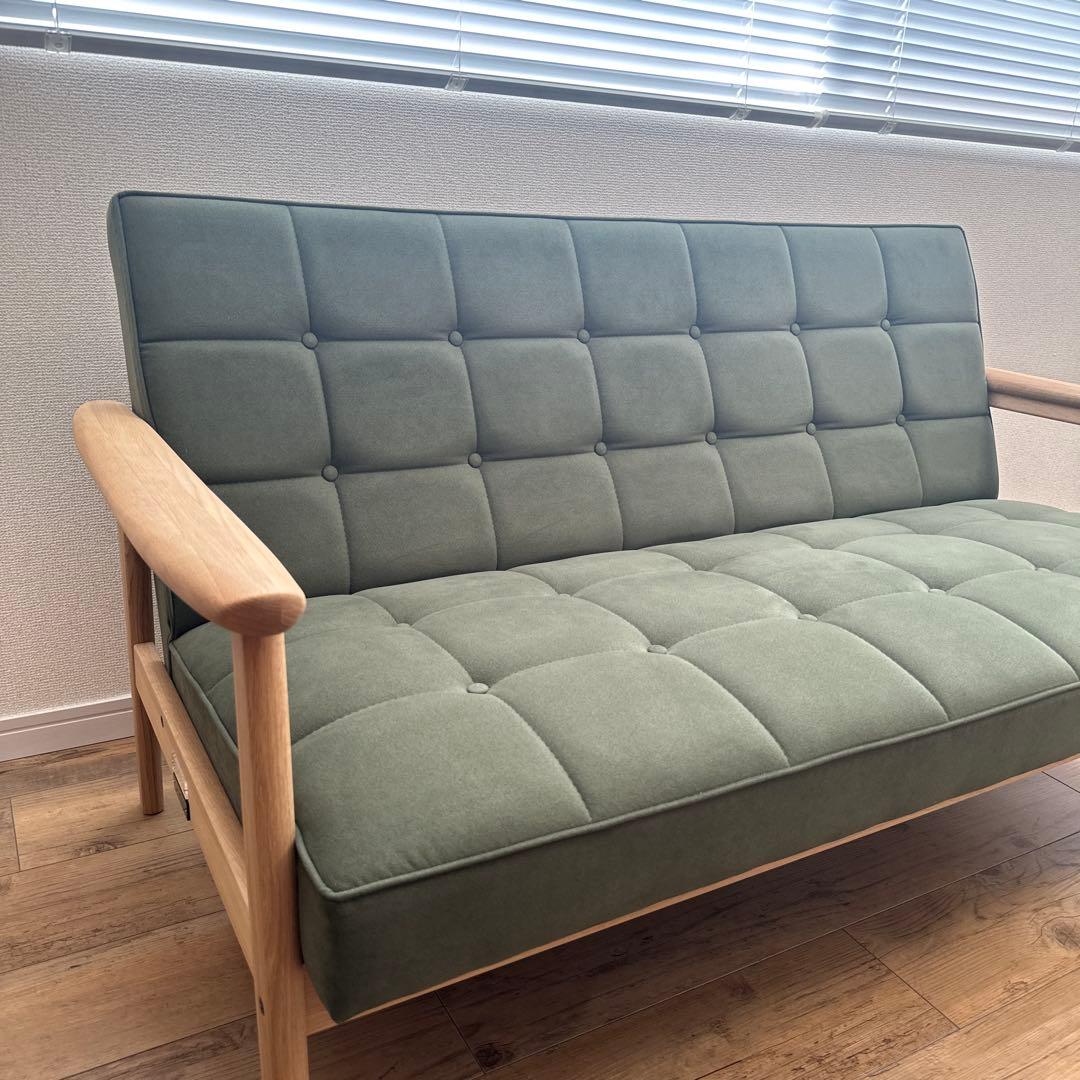 【美品】カリモク60 　「Re Forest」 Kチェア　2シーター　限定45台