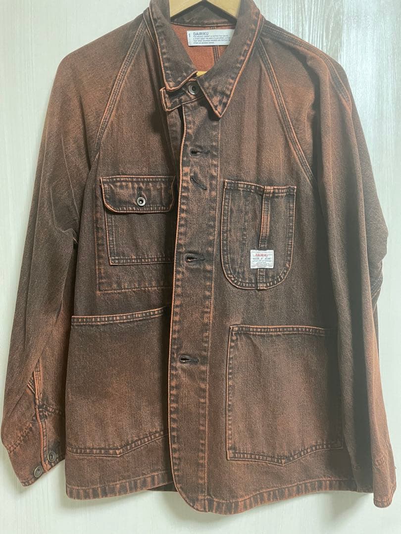 美品 DAIRIKU 20ss カバーオール　サンセットオレンジ