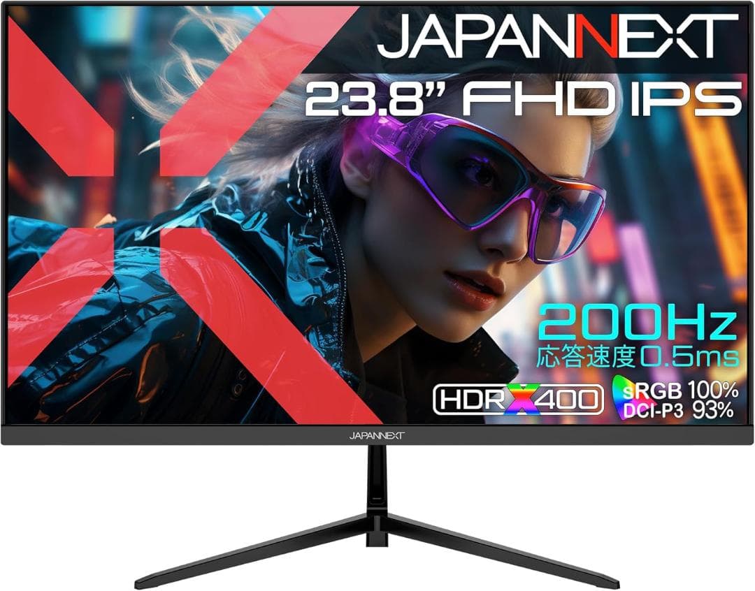 JAPANNEXT 23.8インチ モニター JN-IPS238G200F3