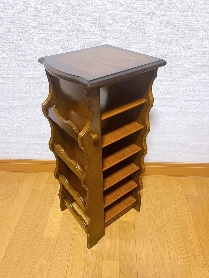 【美品】カリモク karimoku 6段 スリッパラック チェスト 下足箱 木製