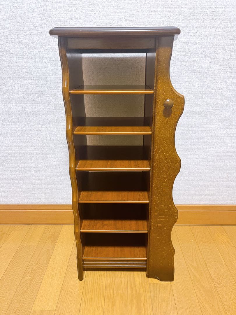 【美品】カリモク karimoku 6段 スリッパラック チェスト 下足箱 木製
