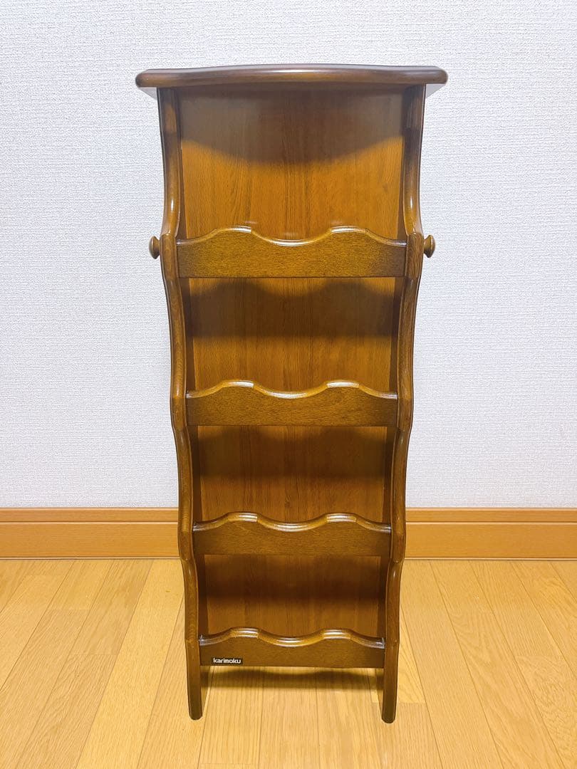 【美品】カリモク karimoku 6段 スリッパラック チェスト 下足箱 木製