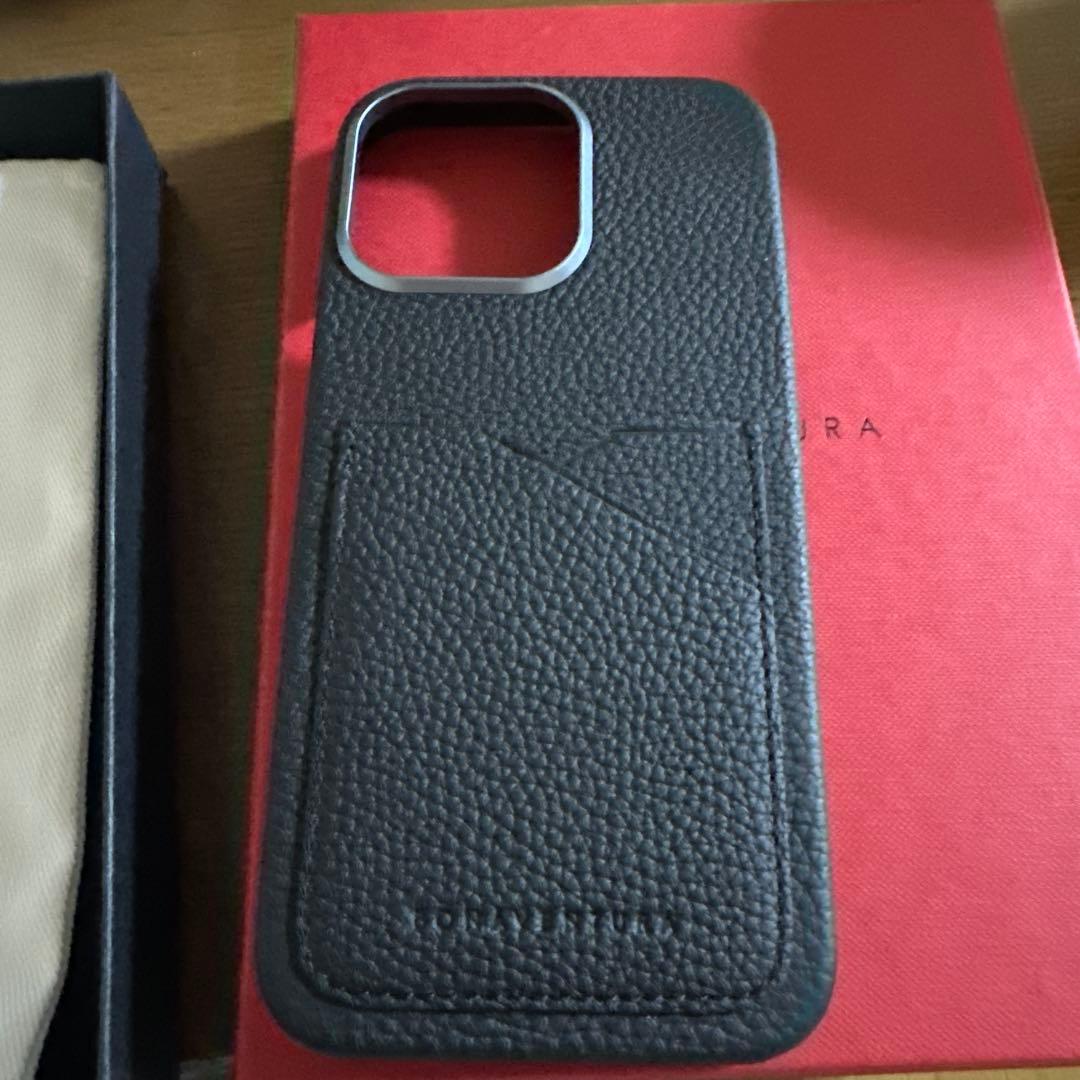 BONAVENTURAブラック iPhone用ケース16Pro MAX