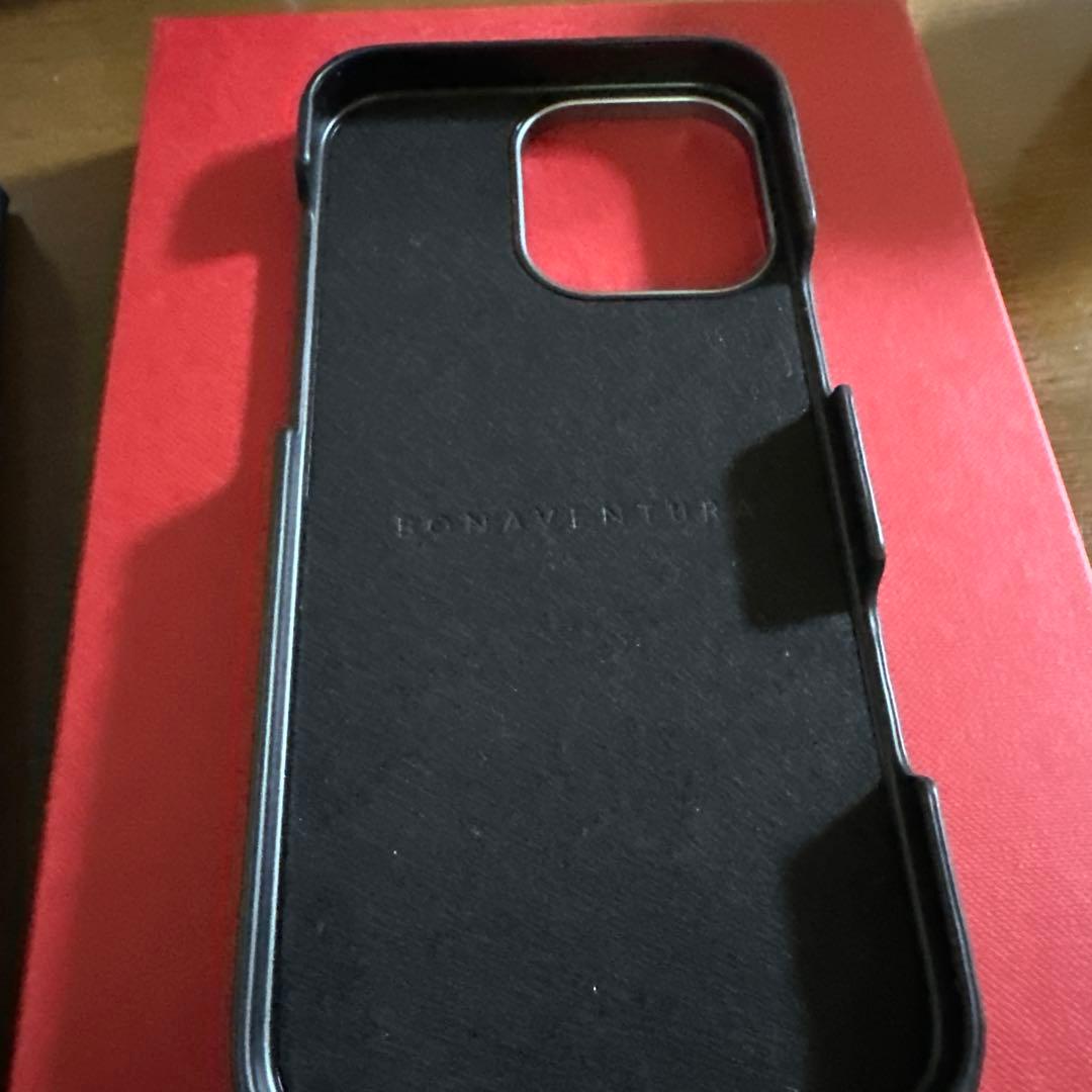 BONAVENTURAブラック iPhone用ケース16Pro MAX
