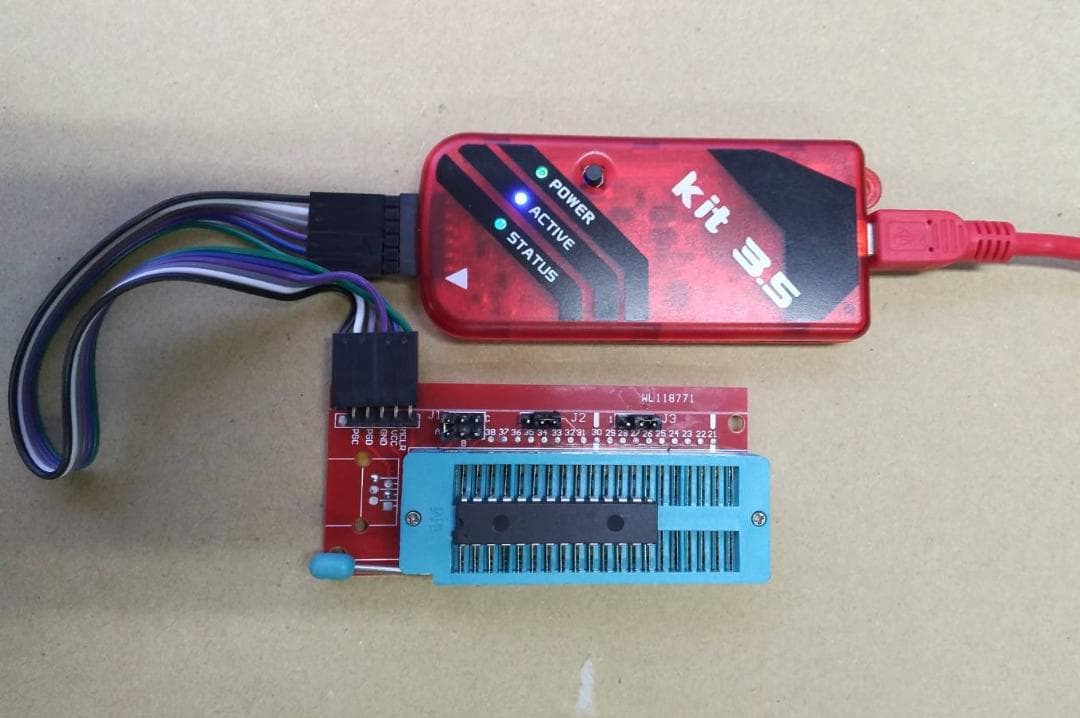 PICKIT3　互換品改良版❣　KIT3.5＋DIP型PIC書込ツール 検証済