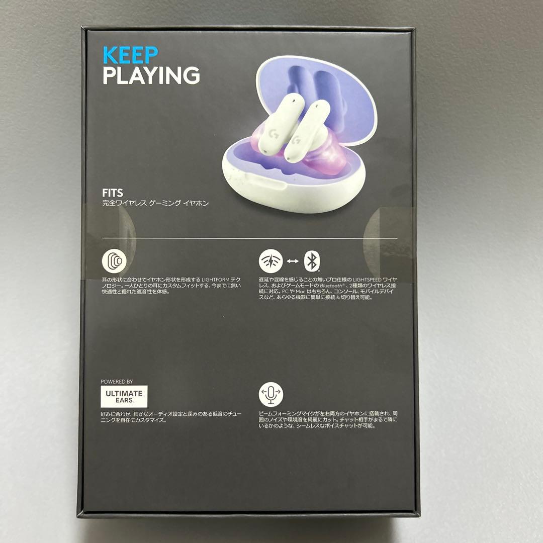 【50%OFF】ロジクール G FITS ホワイト ワイヤレスゲーミングイヤホン