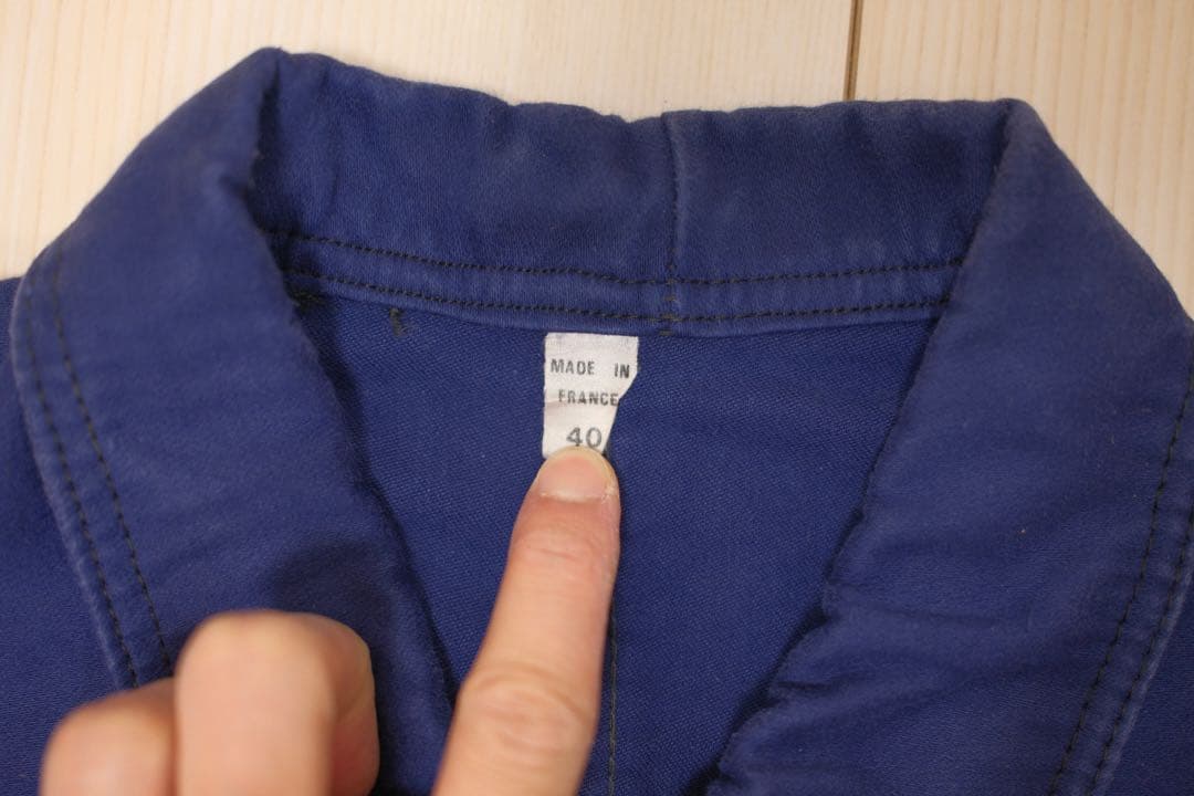 フレンチワークジャケット モールスキン ヴィンテージ ユーロ 40s 50s