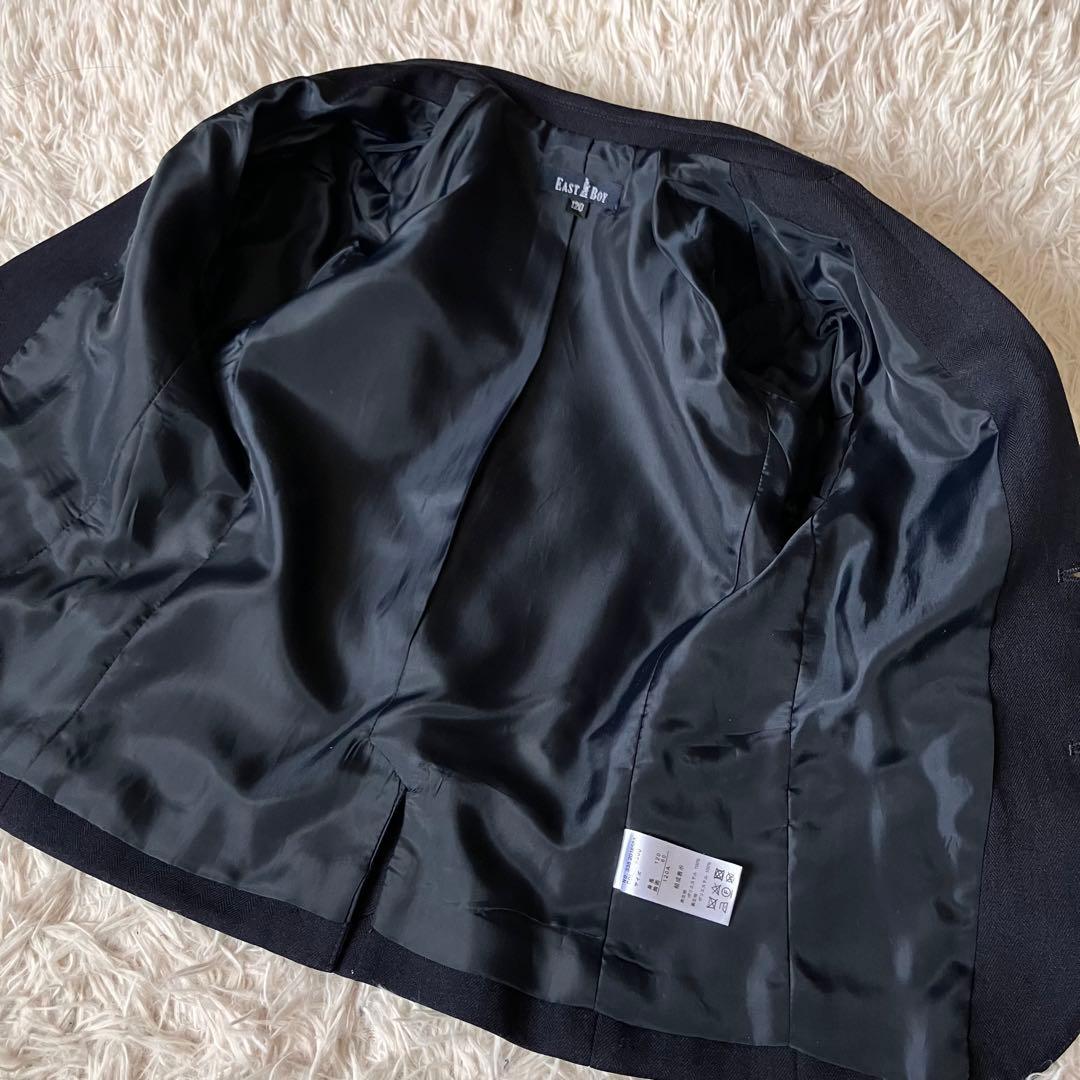 EASTBOY キッズフォーマル７点セット　120　ネイビー　入卒園式