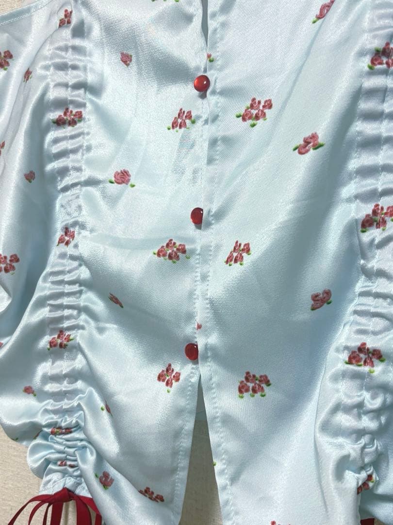 【かきぶちもものちゃん着用】monepine 「オリジナルプリントビスチェ」