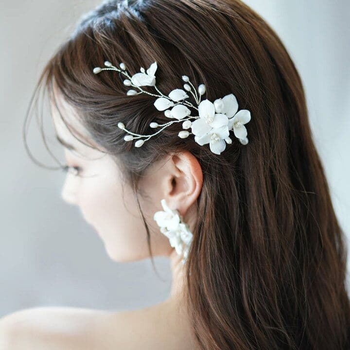 【マカロン様】STELLA BRIDAL ヘッドドレス イヤリングセット