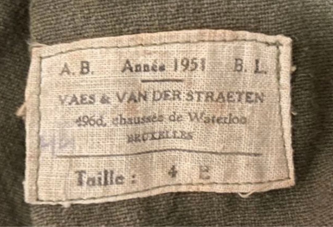 Special! ベルギー軍 50s オフィサーコート ヴィンテージ オリーブ