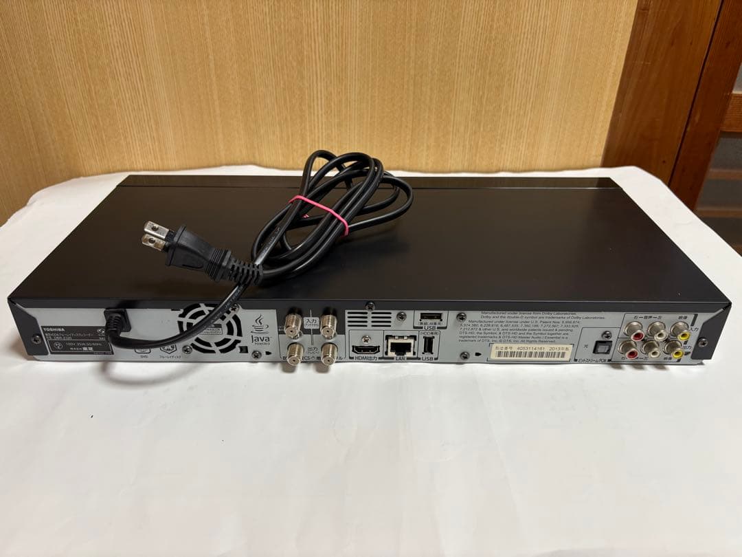 TOSHIBA ブルーレイレコーダー DBR-Z320 本体