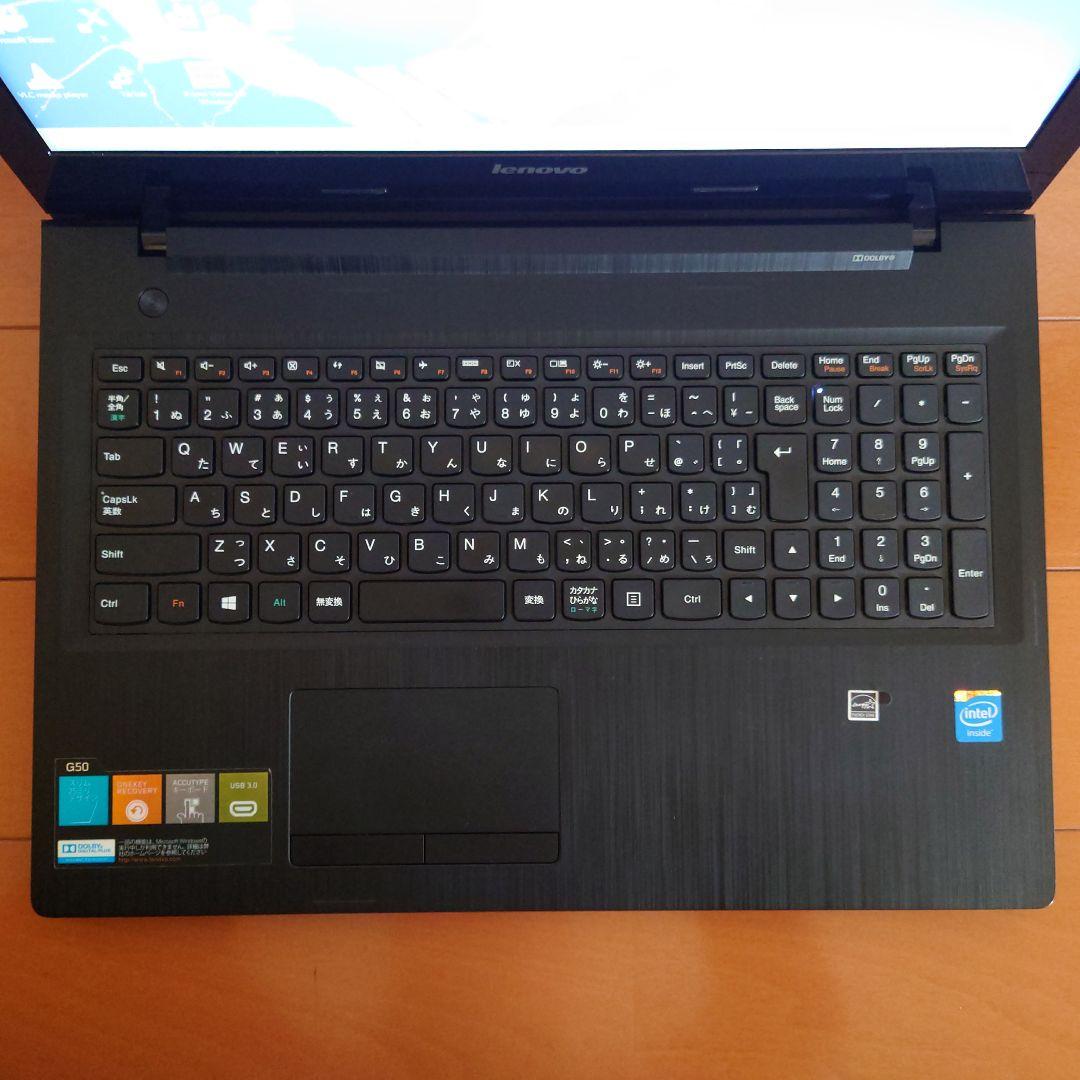 設定済✨️レノボノート✨️Lenovo G50ブラック✨️Win11＆オフィス