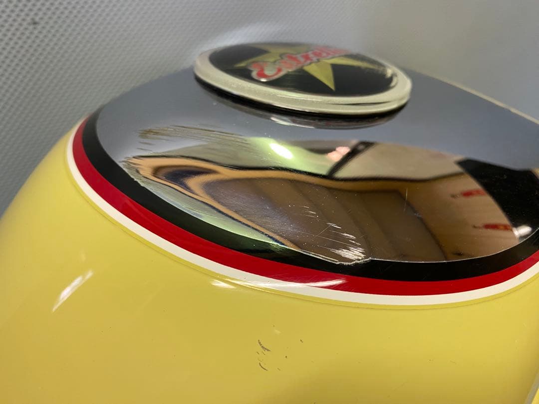 Kawasaki エストレヤ　エストレア　タンク　メッキ　キャブ　カワサキ