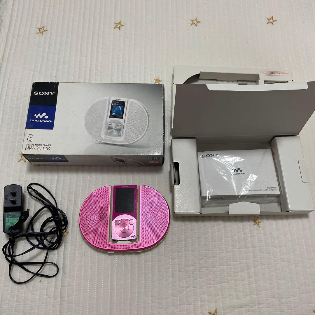 SONY ウォークマン NW-S644 スピーカー•充電器付き