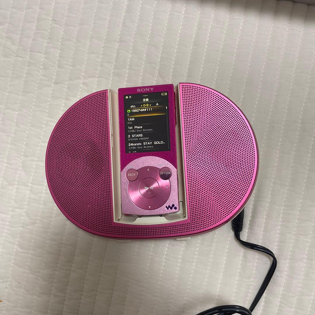 SONY ウォークマン NW-S644 スピーカー•充電器付き