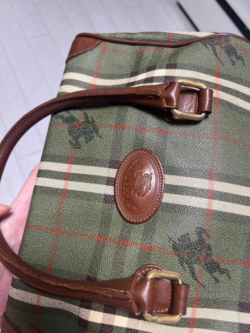 バーバリーBurberryボストンハンドルバック