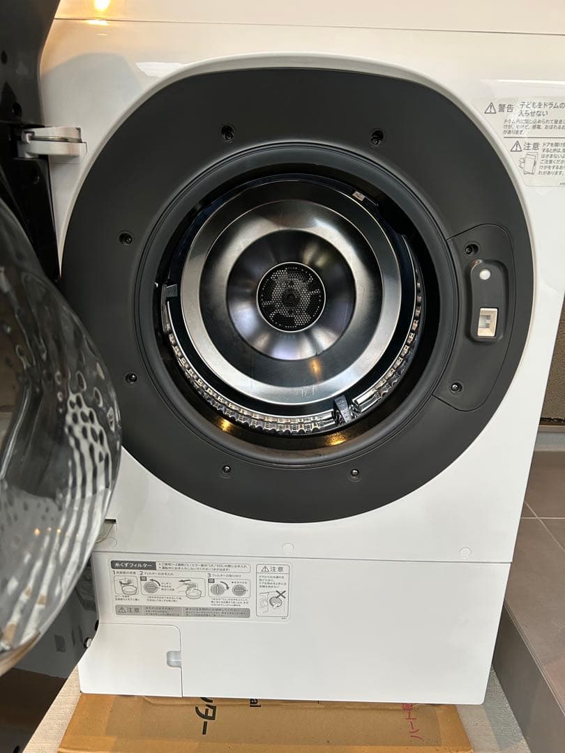 SHARP ドラム式洗濯機　ES-W114-SL 2022年製　輸送用ボルト有り