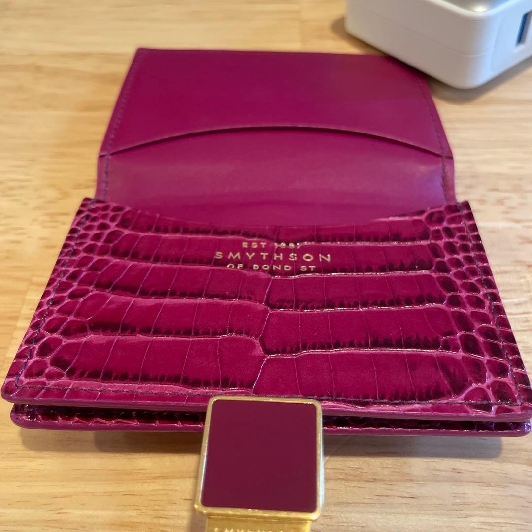 【美品】SMYTHON スマイソン　カードケース　名刺入れ