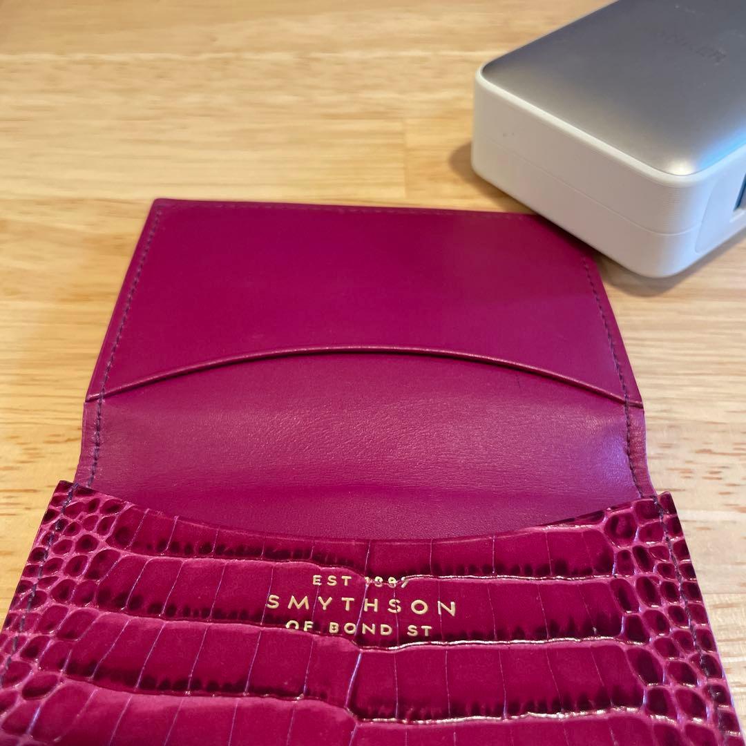 【美品】SMYTHON スマイソン　カードケース　名刺入れ