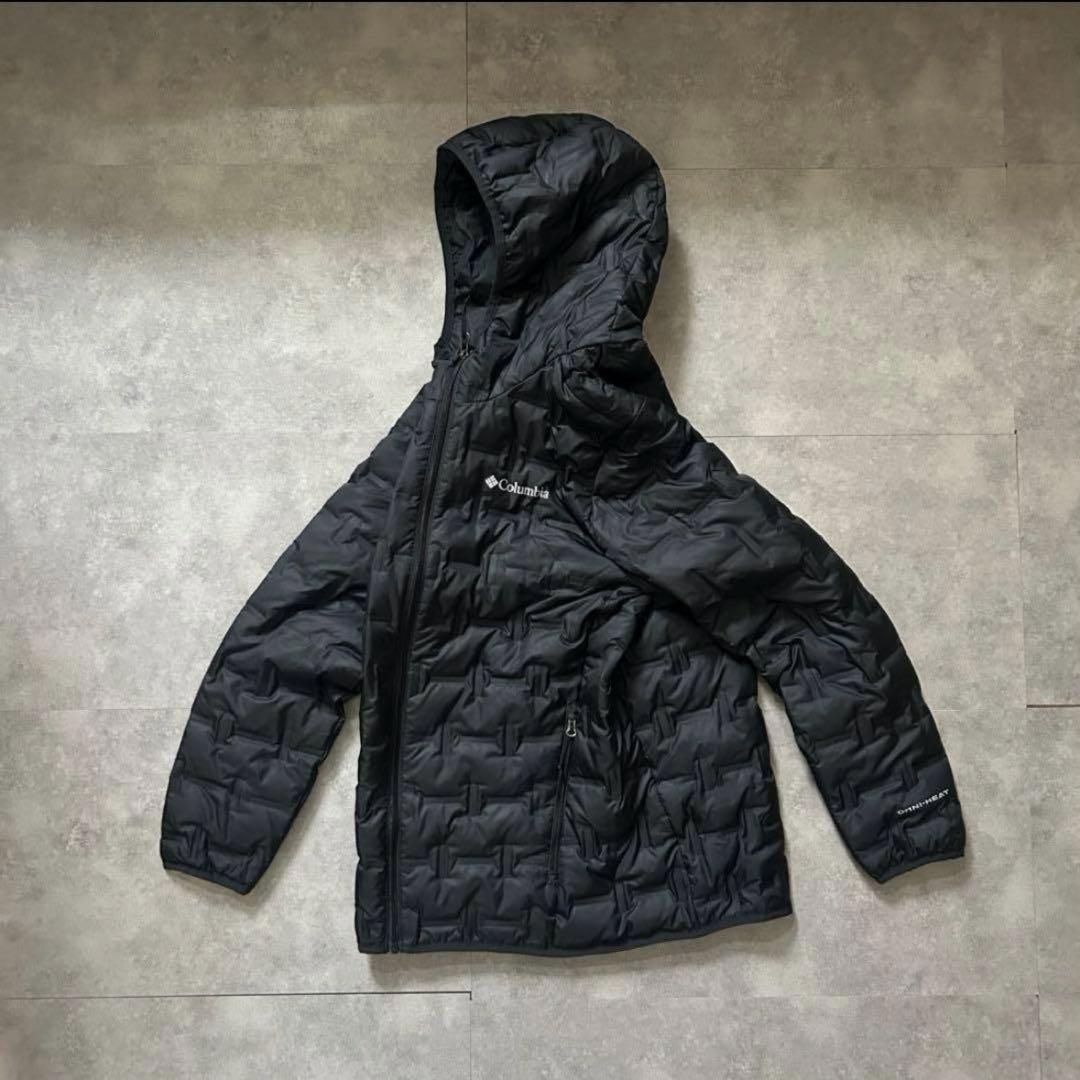 【大人気❗️】極暖！columbia マウンテンパーカー　ダウン　ブラックL