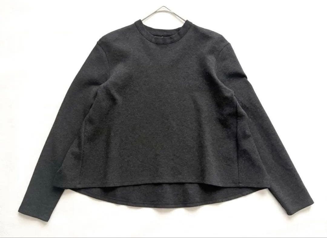 【セオリー 】Aライン プルオーバー ダンボール ニット 洗える S❗️