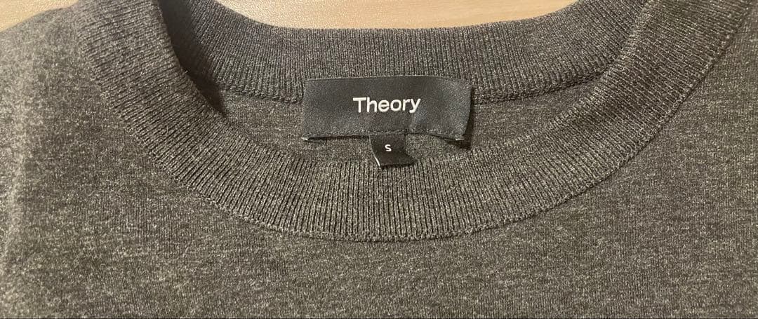 【セオリー 】Aライン プルオーバー ダンボール ニット 洗える S❗️