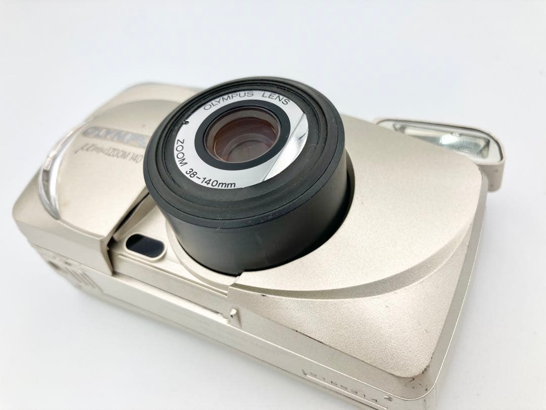 【完動品】μ-zoom 140　コンパクトカメラ　動作確認済み　C64