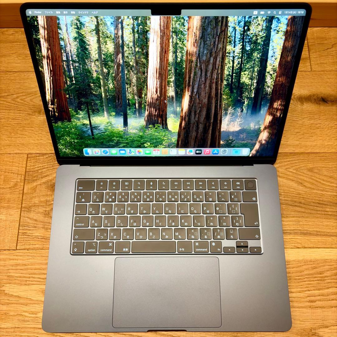 【新品同様】MacBook Air (15インチ, M3, 2024) 保証付き