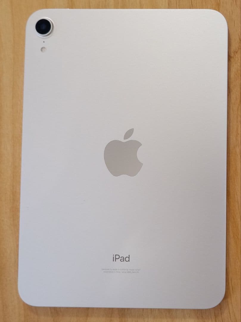 Apple iPad mini(第6世代)スターライト 256GB Wi-Fi