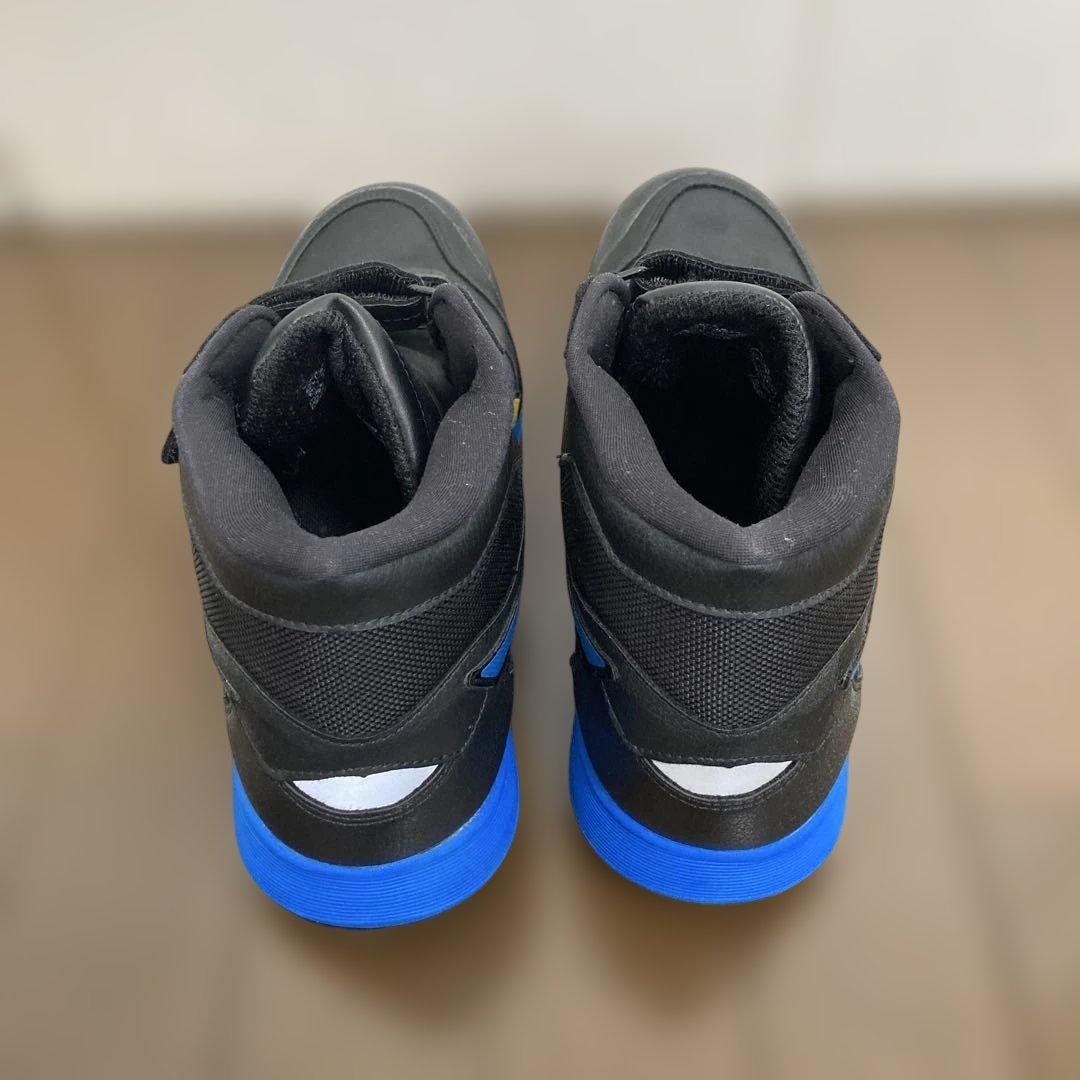 asics ハイカット安全靴 黒/青/黄