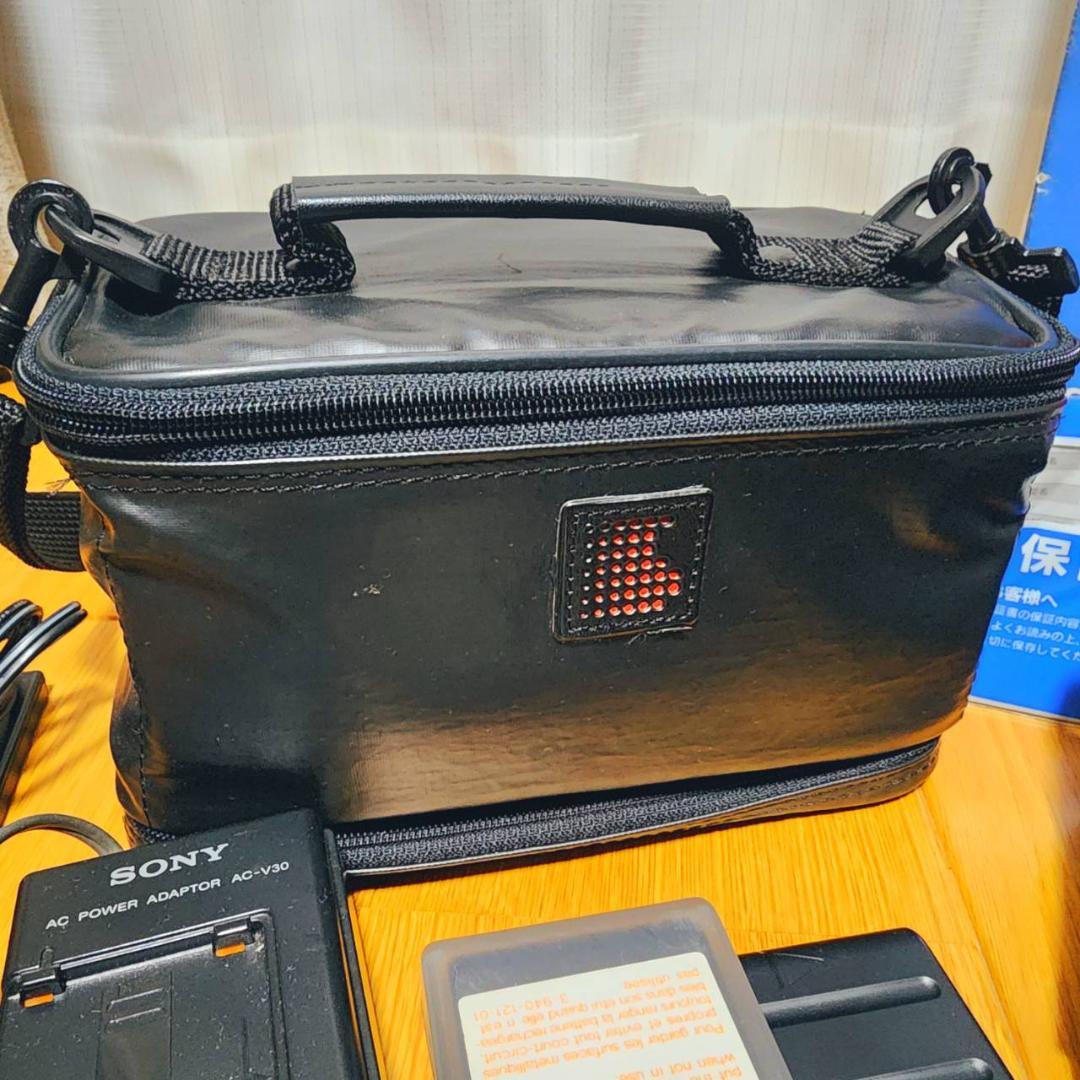 【動作確認済】希少 高画質 SONY Hi8 CCD-TR705 説明書 箱 他