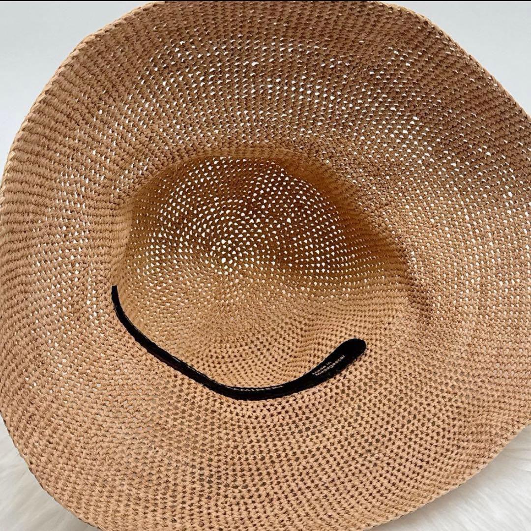 美品✨ ヘレンカミンスキー ラフィア ハット ナチュラル プロバンス12
