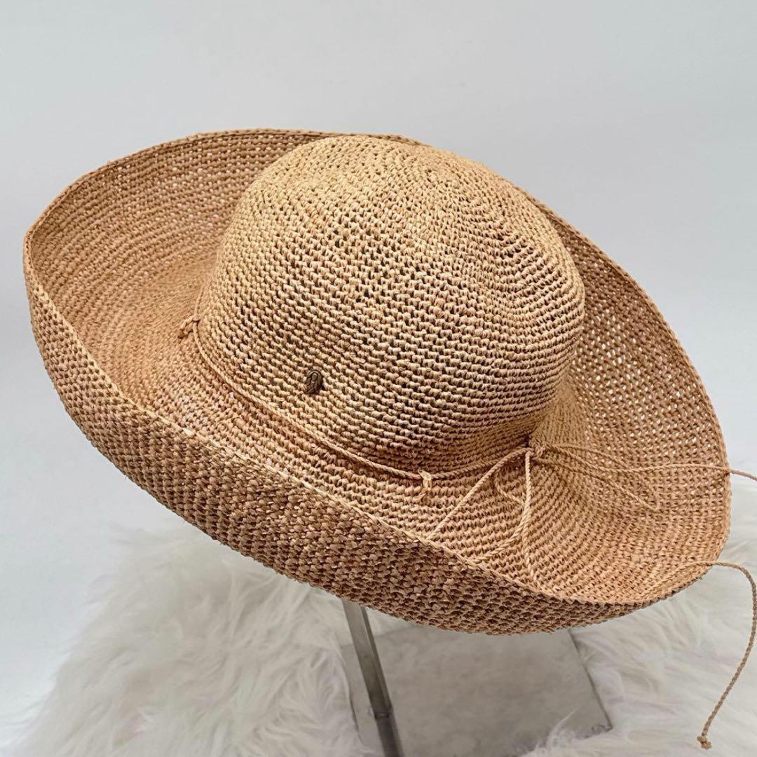 美品✨ ヘレンカミンスキー ラフィア ハット ナチュラル プロバンス12