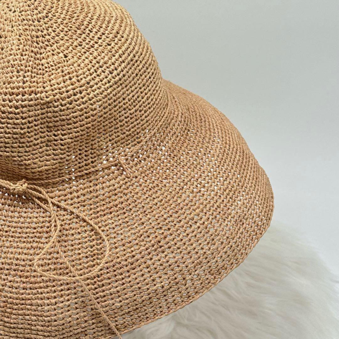 美品✨ ヘレンカミンスキー ラフィア ハット ナチュラル プロバンス12