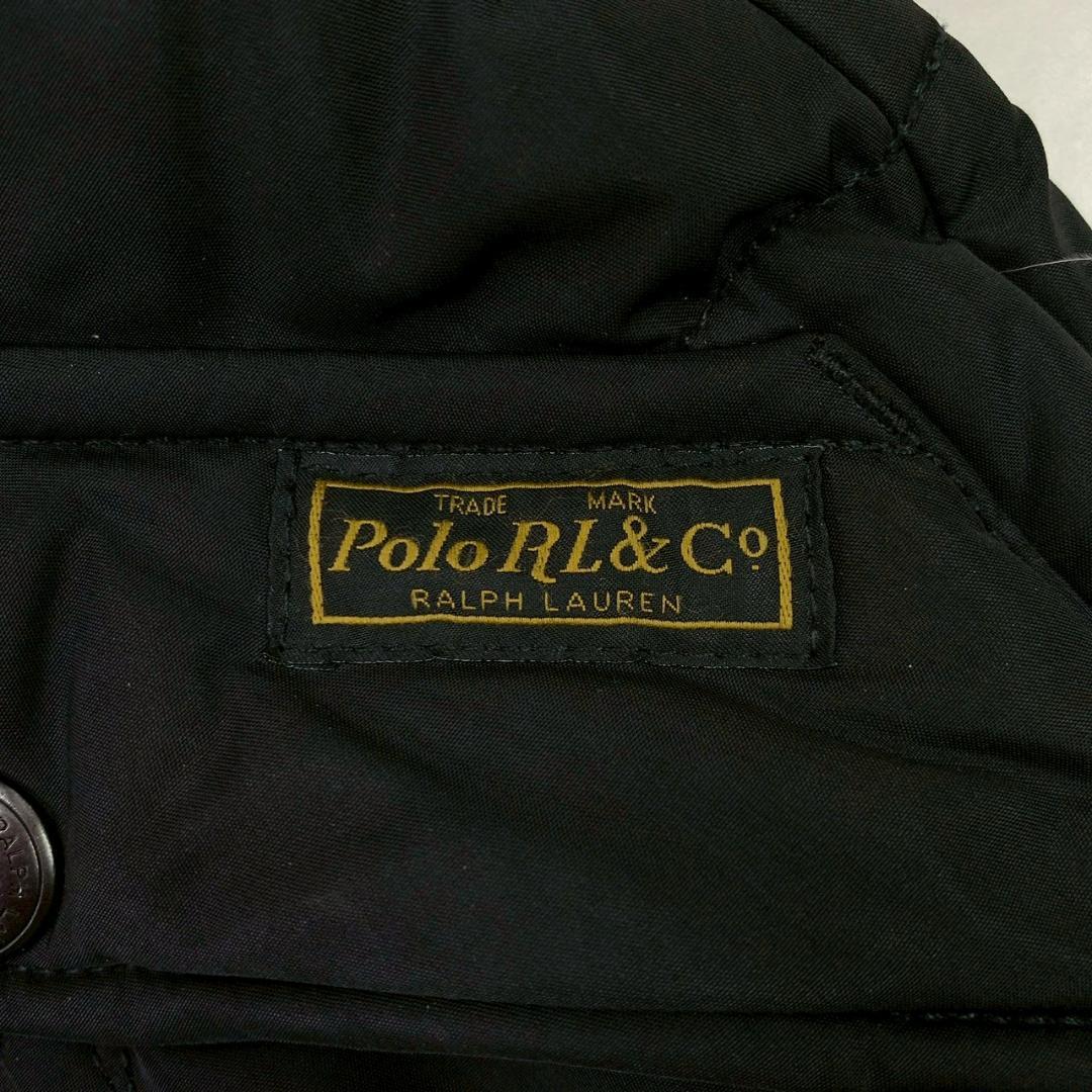 ポロラルフローレン ダウンベスト ポニー刺繍 ブラック M　E046