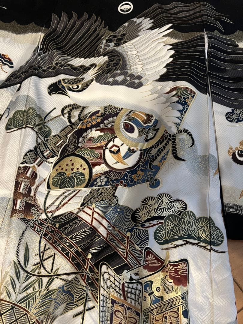 正絹豪華着物　お宮参り用小物セット