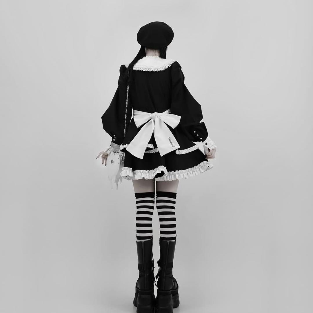 DimMoire ディムモアール 絶メイドワンピース black&white
