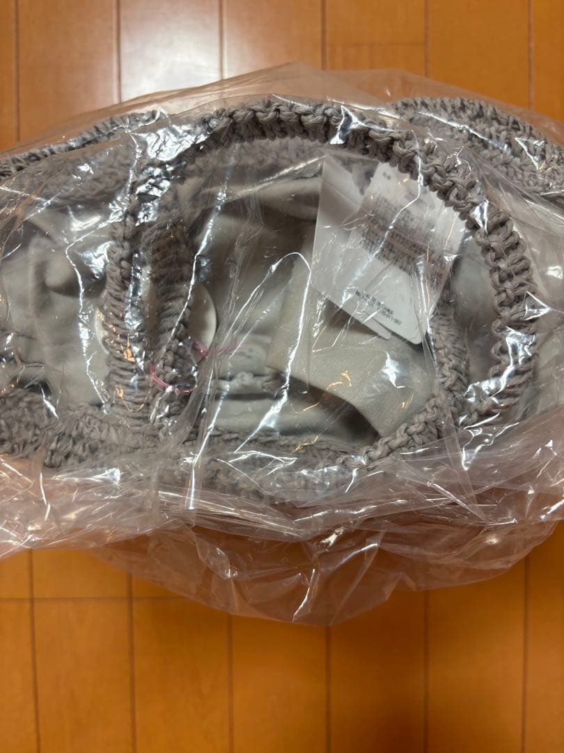 DEAN ＆ DELUCA × BEAMS クロッシェバスケットバッグSグレー