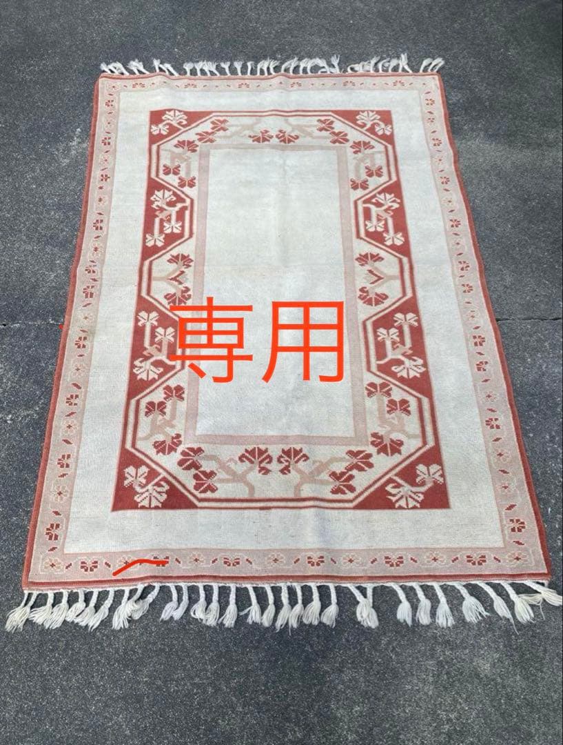 【KMZ】　ヴィンテージラグ　128×209 cm