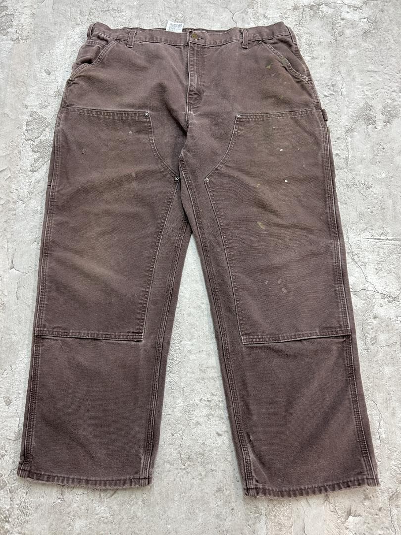 .*様 Carhartt　ダブルニーダックペインターパンツ　W39　ダークブラウ