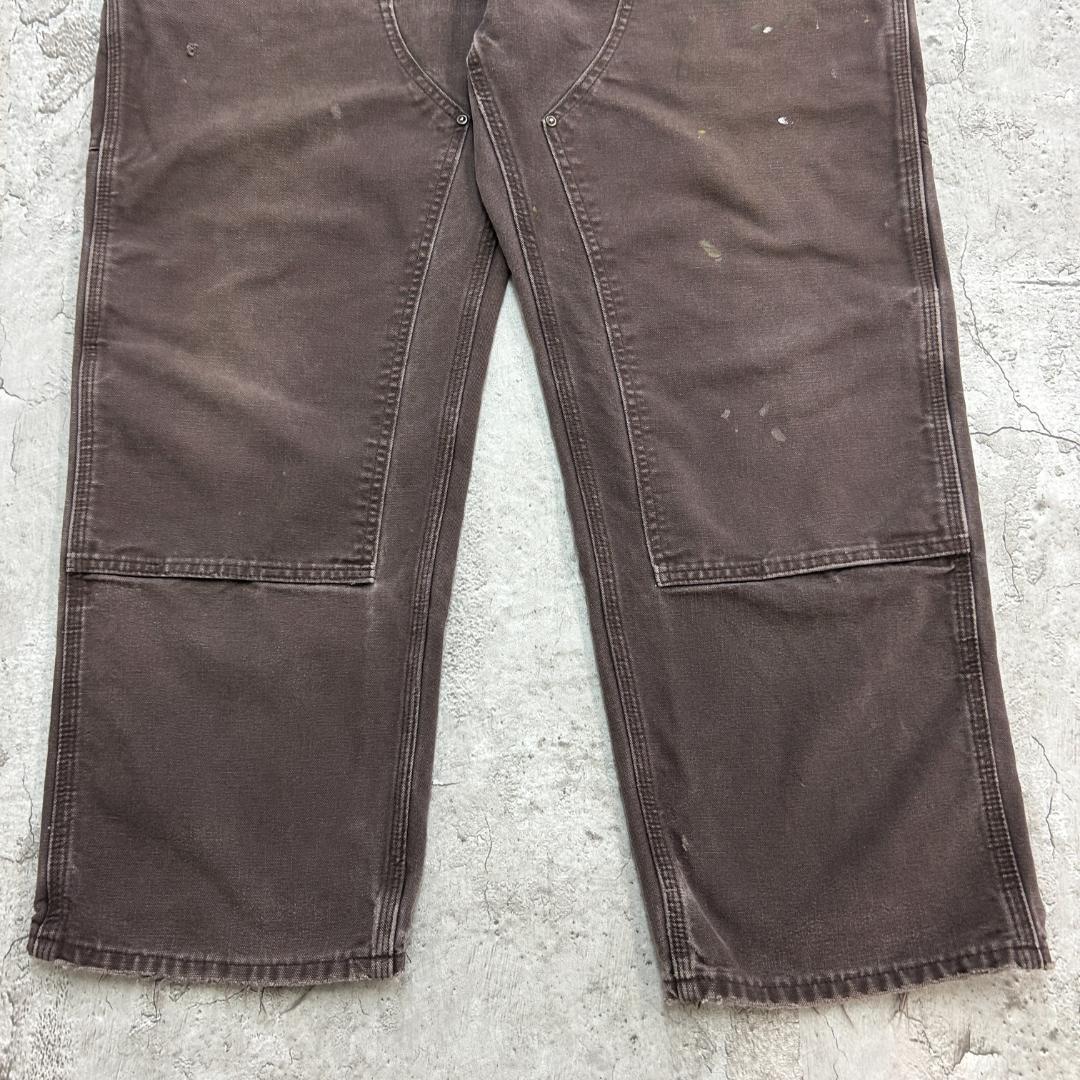 .*様 Carhartt　ダブルニーダックペインターパンツ　W39　ダークブラウ