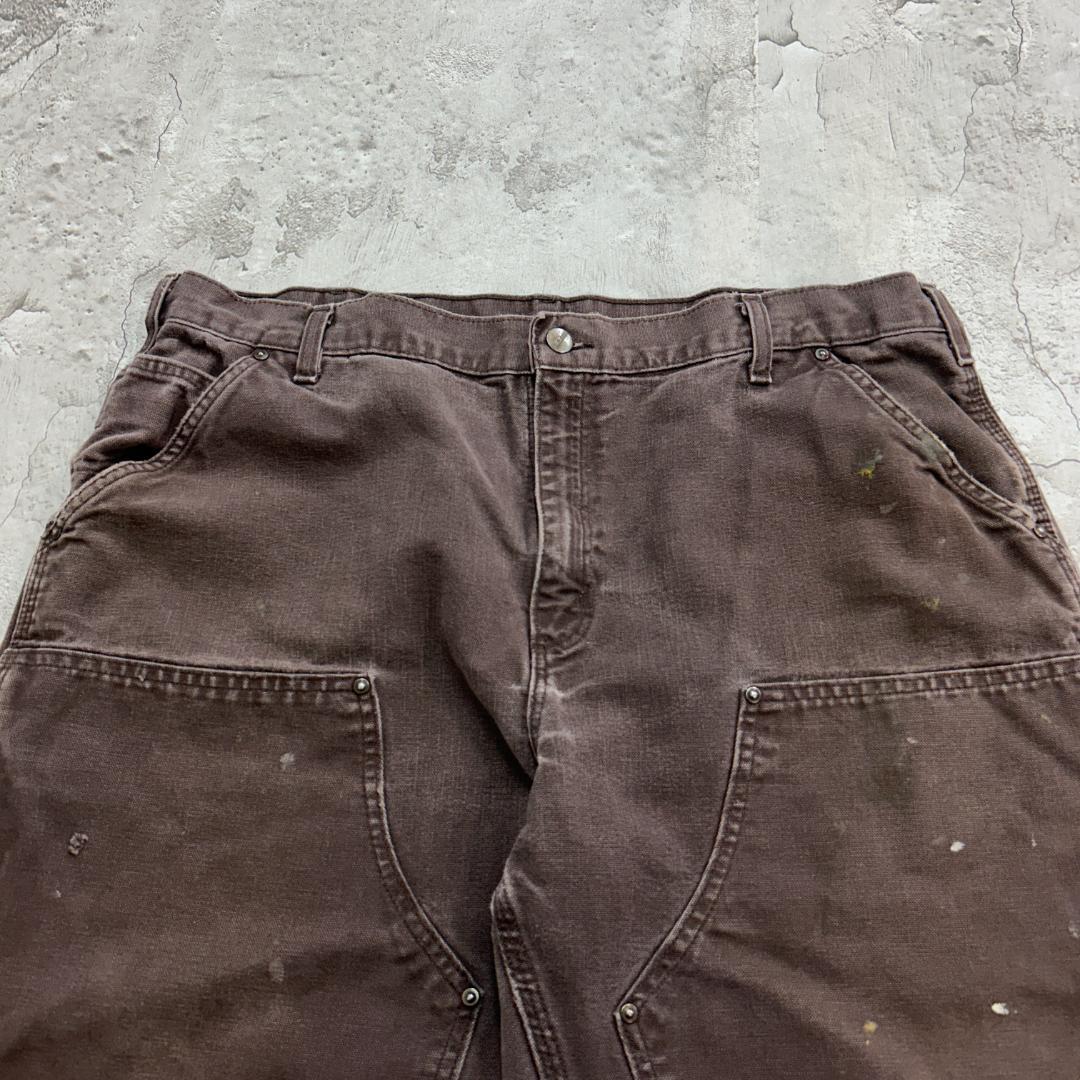 .*様 Carhartt　ダブルニーダックペインターパンツ　W39　ダークブラウ