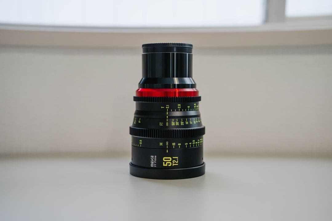 美品 Meike MK-50mm T2.1 FF ソニーEマウント シネマレンズ