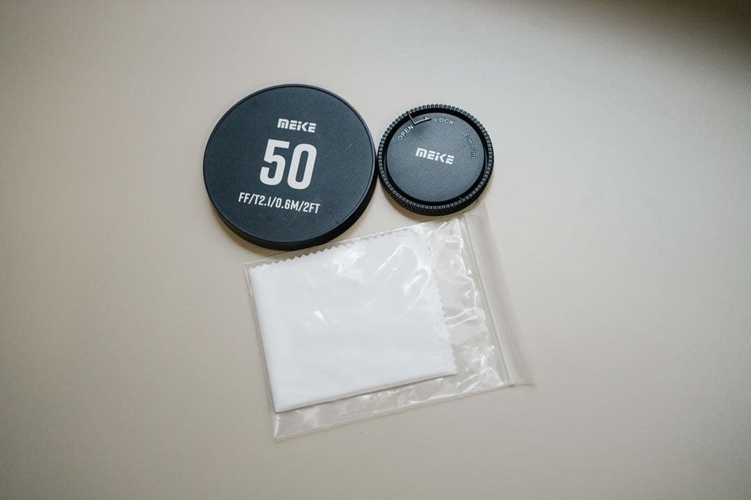 美品 Meike MK-50mm T2.1 FF ソニーEマウント シネマレンズ