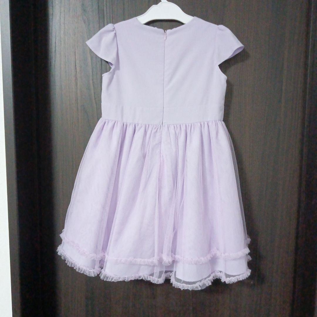 a.v.v 入学式 フォーマル 女の子 120 パープル 紫 ラベンダー