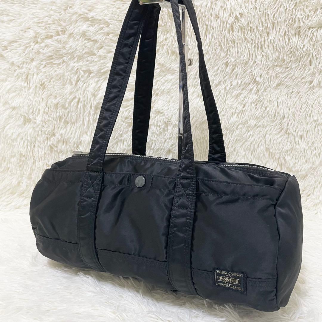 【美品】PORTER ポーター タンカー ボストンバッグ ドラムバッグ